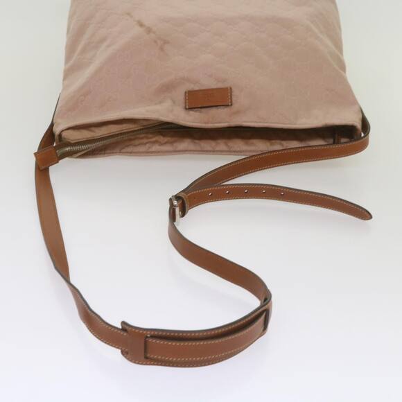GUCCI GG Canvas Shoulder Bag Pink - Picture 8 of 16